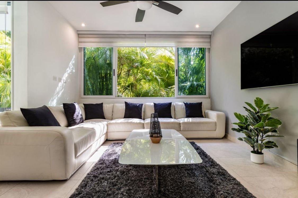 La Escondida Villa living room — original Notion listing photo